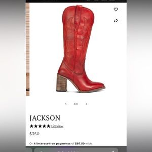 Freebird Jackson red size 8